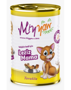 MİYYAW WET FOOD FOR ADULT CAT WITH CHICKEN 20 x 400g