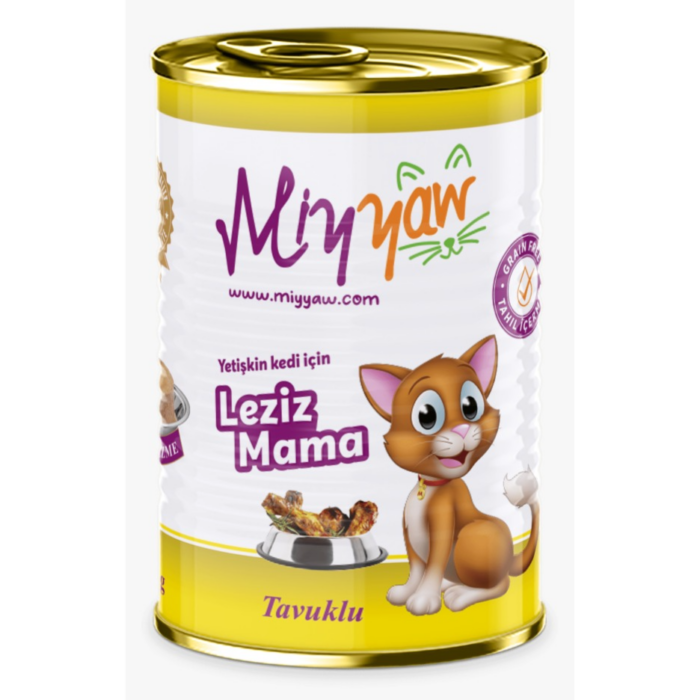 MİYYAW WET FOOD FOR ADULT CAT WITH CHICKEN 20 x 400g